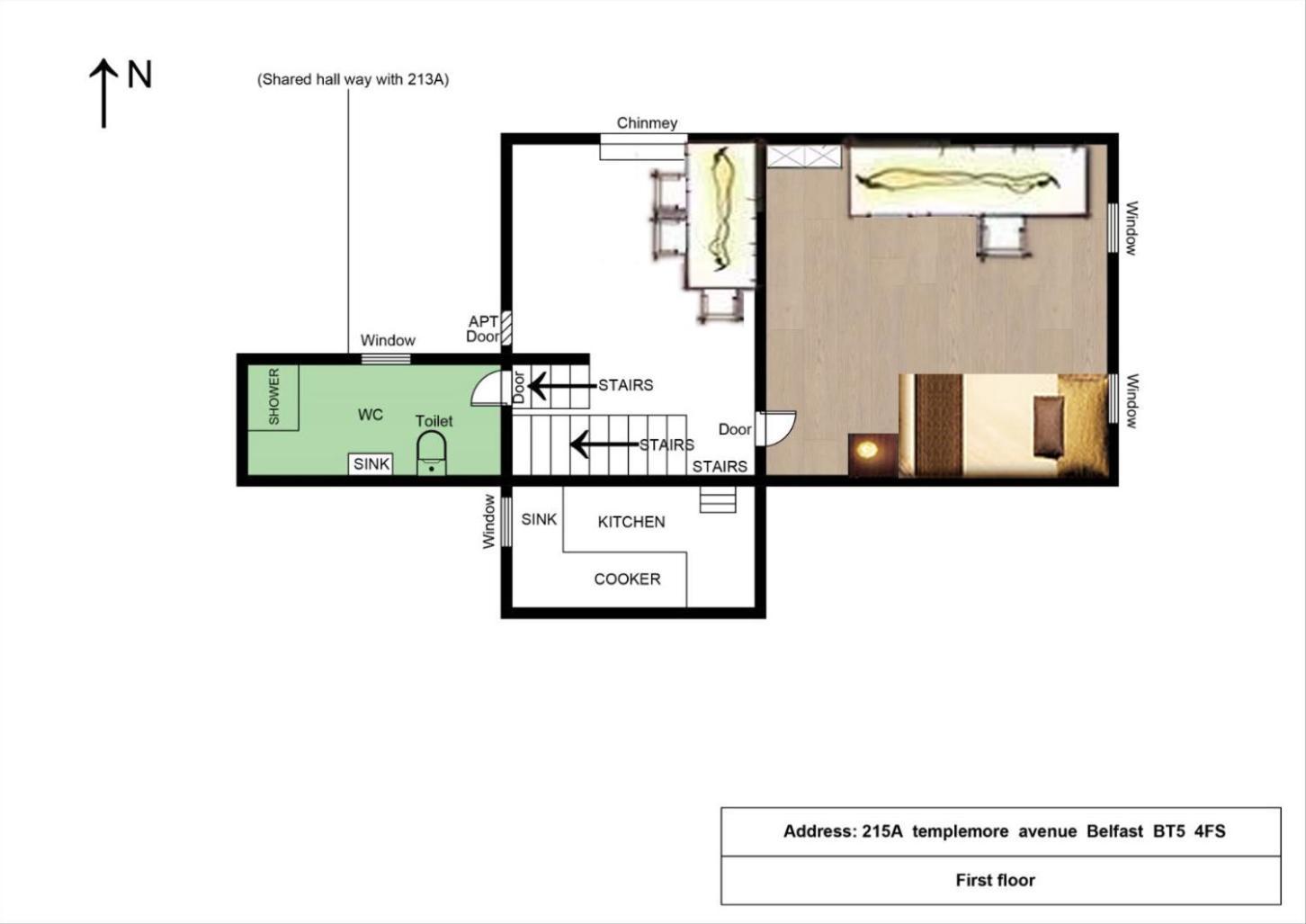 Entire Yellowapt Near Belfast City Centre - Free Parking - Up To 3 Guests - 2 Beds Eksteriør bilde